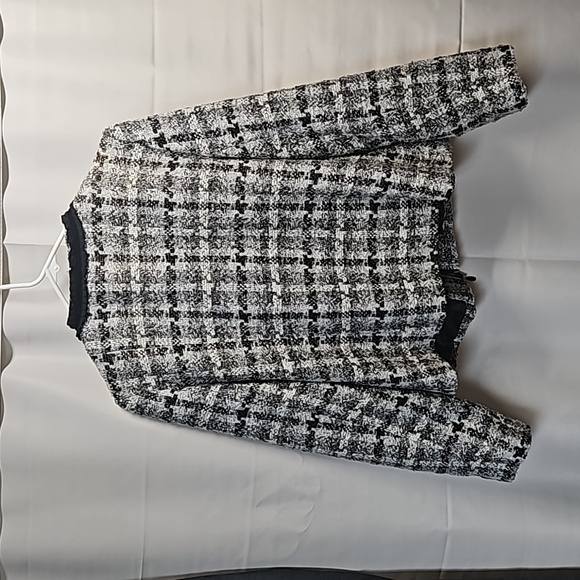 Sag Harbor Tweed Lined Jacket Sz 12 - Picture 5 of 5